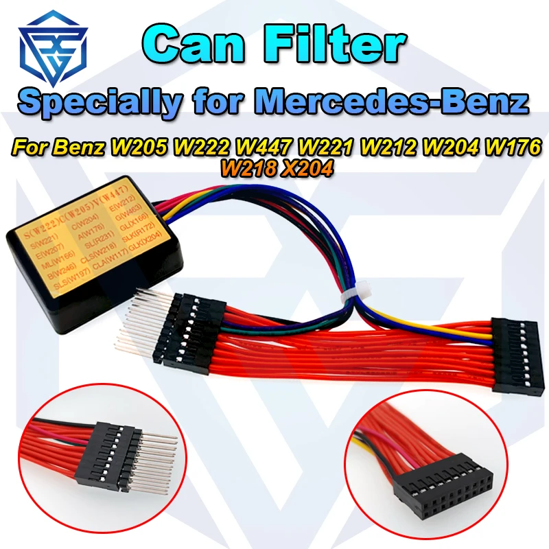 

Car CAN Instrument Filter for Mercedes for Benz W205 W222 W447 W221 W212 W204 W176 W218 X204 KM Filter Kilometer Can Blocker Fit