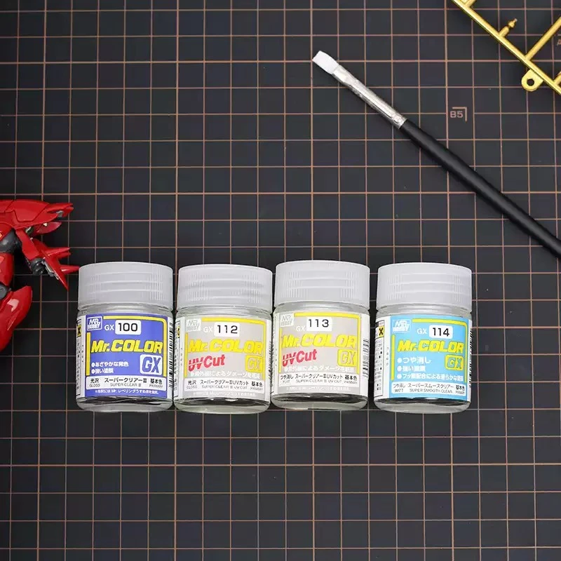 MR HOBBY GX100 ~ GX114 طلاء حماية فائق الوضوح III UV مقطوع بالزيت 18 مللي لمجموعات هواية النموذج العسكري أدوات التلوين #5