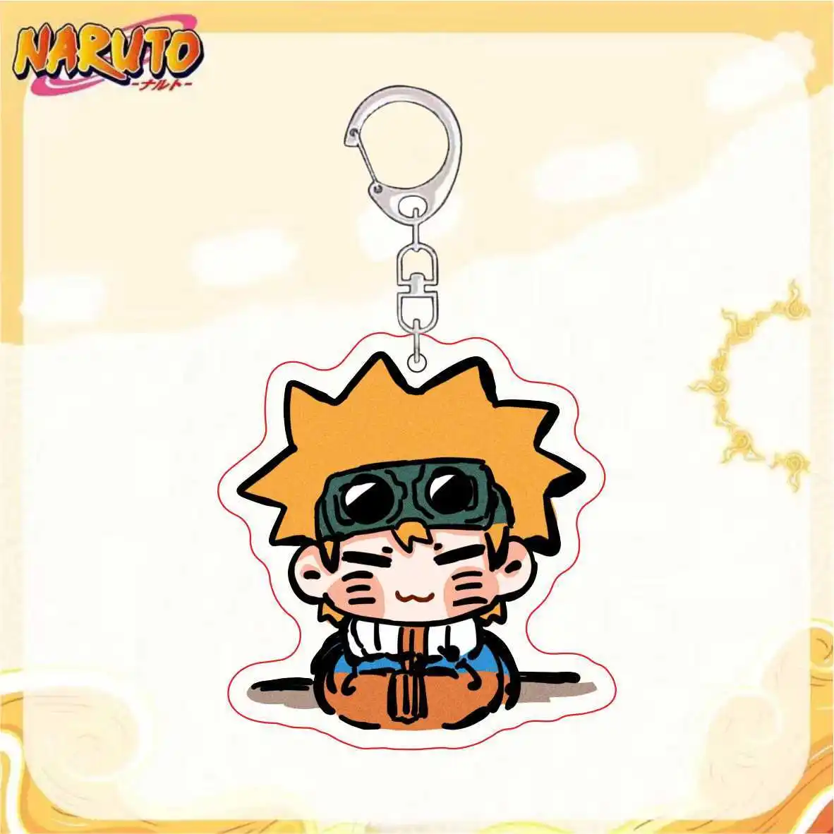 Naruto Animation Game Peripheral Toys Q-Version Kawaii Acrylic Pendants Keychain Garnish Accessory Anime Figures Collection