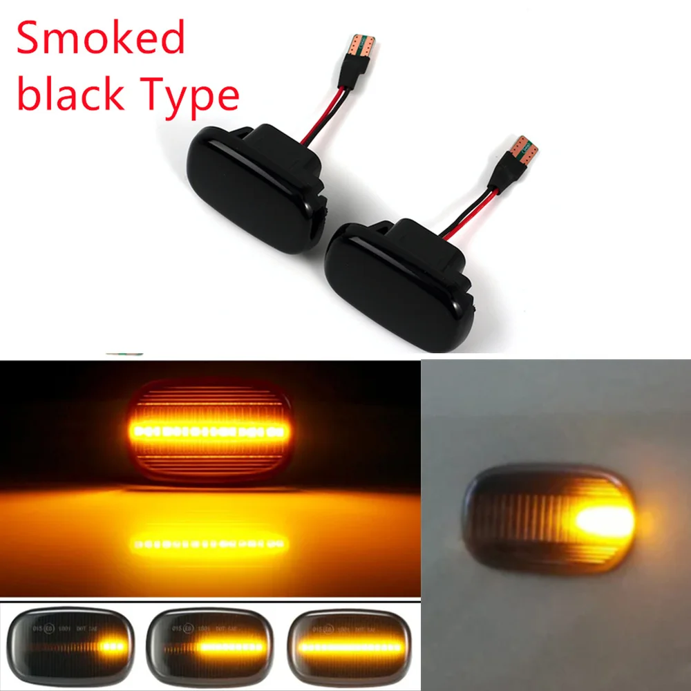 2pcs LED Dynamic Turn Signals Light For Toyota Avensis Verso Carina Celina Corolla Camry Caldina Harrier Hilux For Lexus RX GS