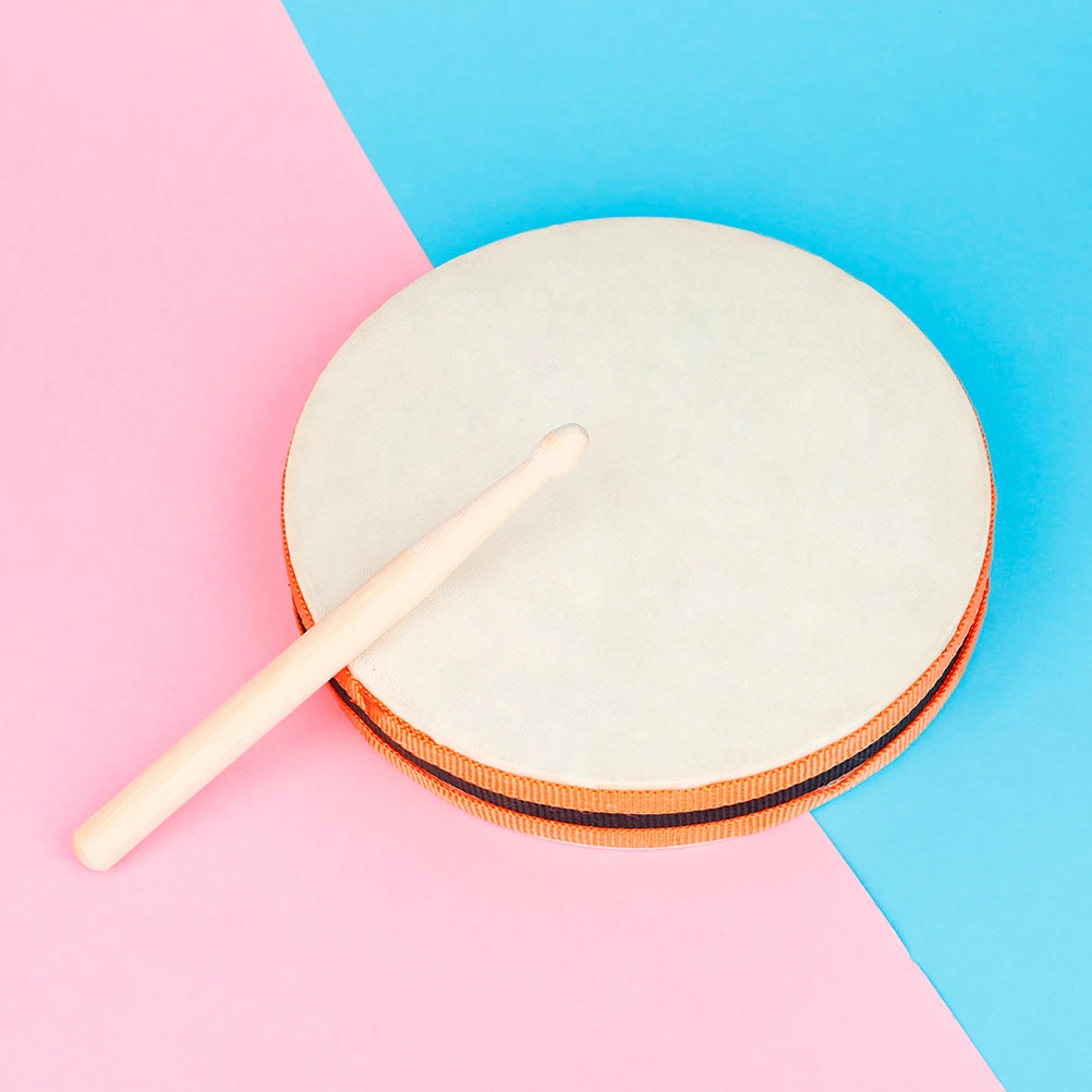 

1 set 1 Set Mini Wooden Drum For Kids Early Education Music Hand Percussion Kids Drum Baby Cute Small Drumstick