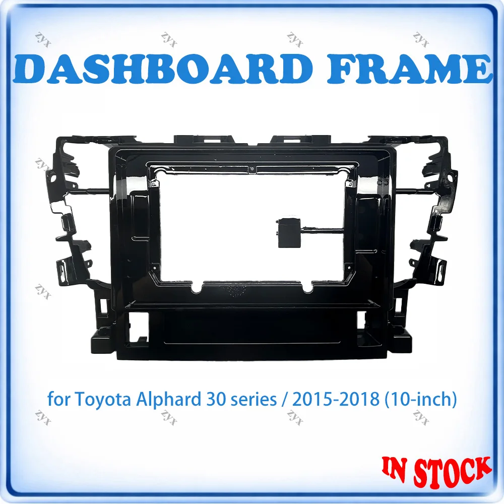 

Car Radio Fascia Frame For Toyota Alphard 30 Series 2015-2018 10 inch Stereo Panel Wiring Harness Power Cable