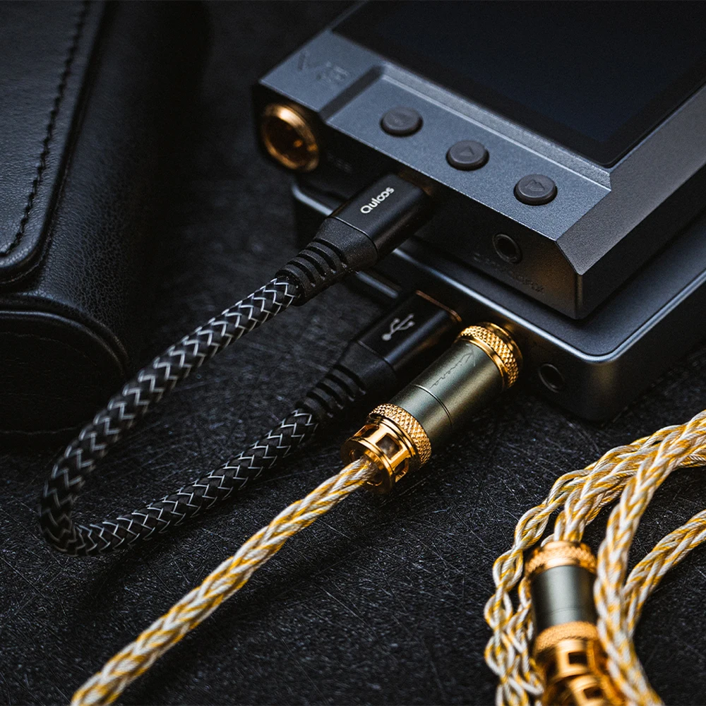 Кабель для обновления наушников Kinera MIA 6N, монокристаллическая медь, посеребренный, 3,5 мм, 4,4 мм, съемный разъем 0,78 2-контактный/разъем MMCX