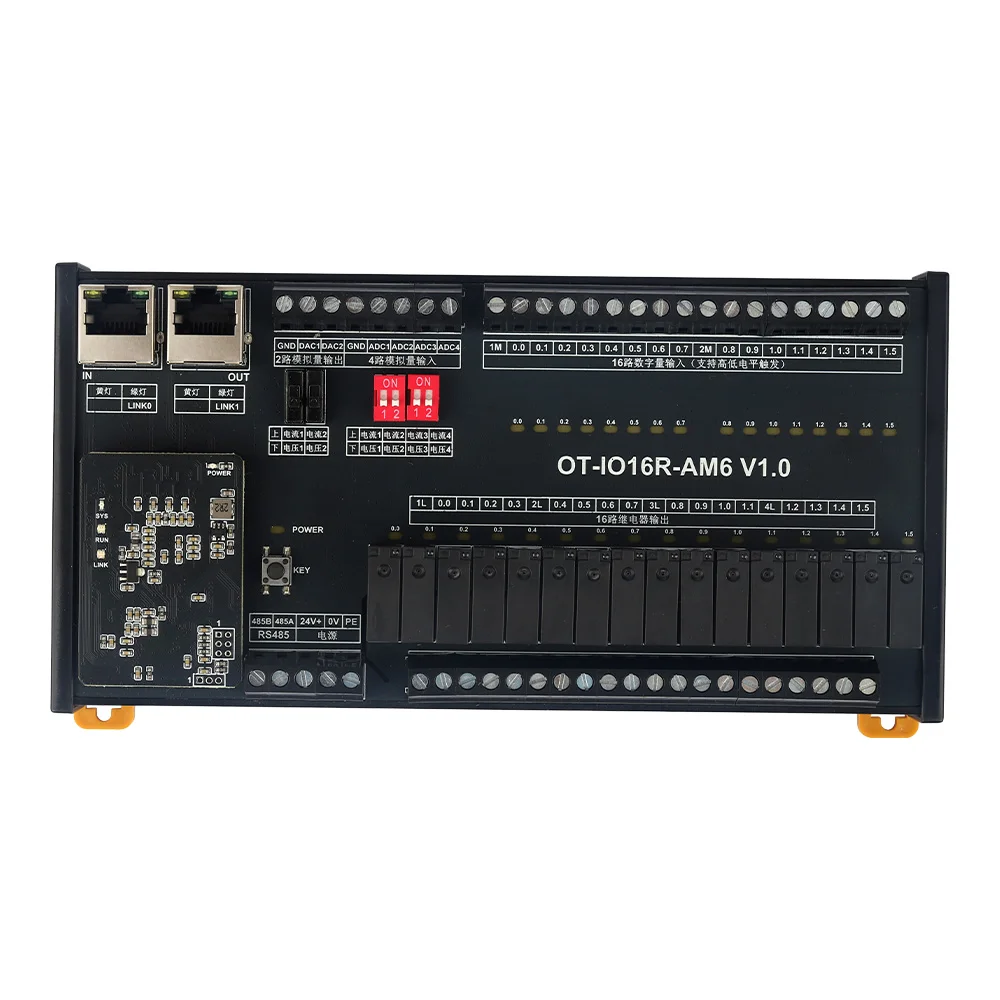 PN1A-IO16R-AM6 Economic Profinet Bus Remote Distributed IO Module Digital 16DI 16DO Analog 4AI 2AO Signal Acquisition Profibus