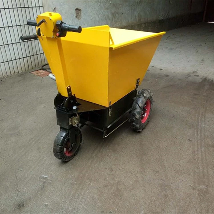 Electric Flatbed Transporter Heavy Duty Trolley Construction Agricultural Handling Cart