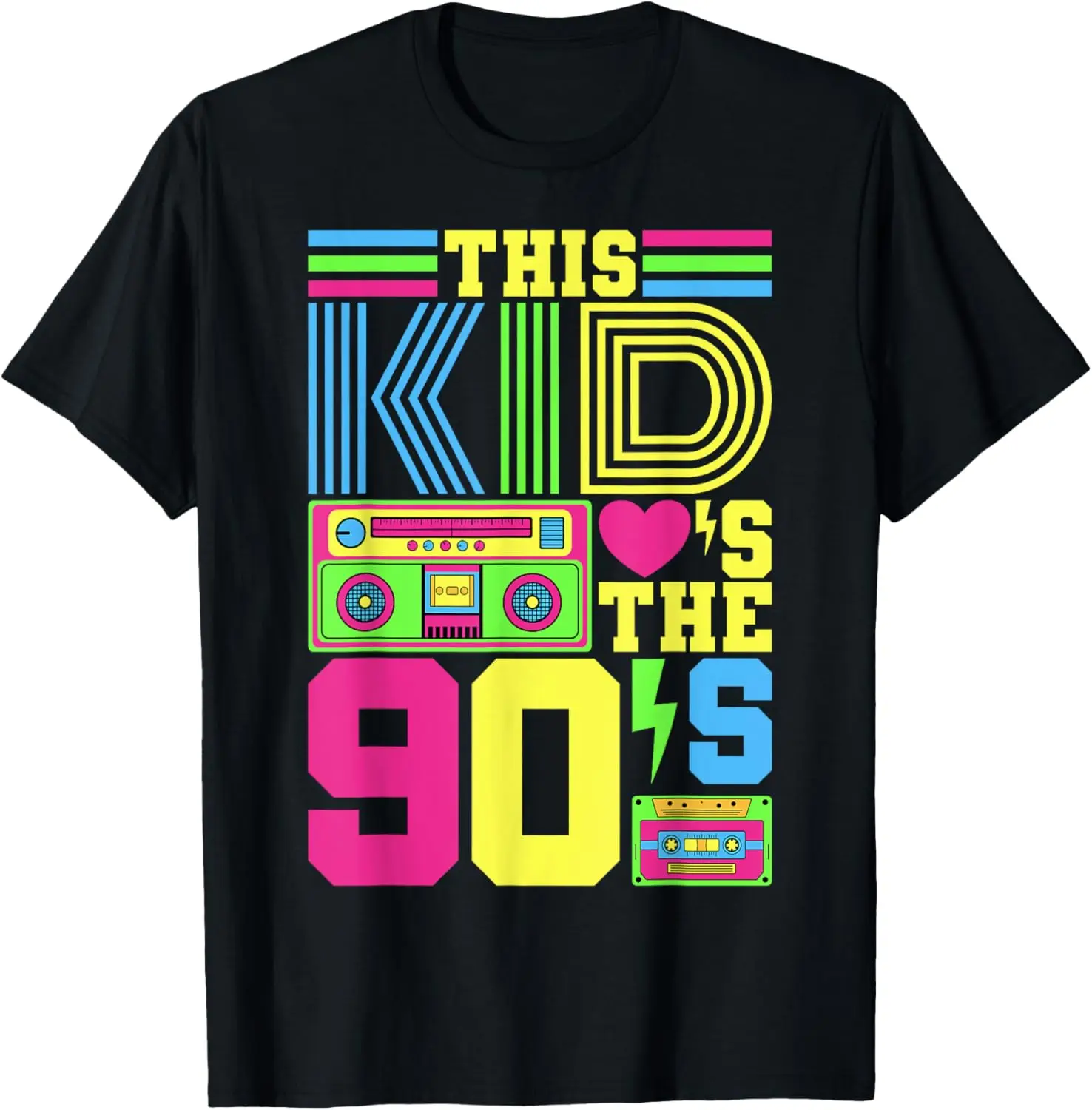 

This Kid Loves The 90's Party 90s Theme Outfit 1990s Costume T-Shirt
