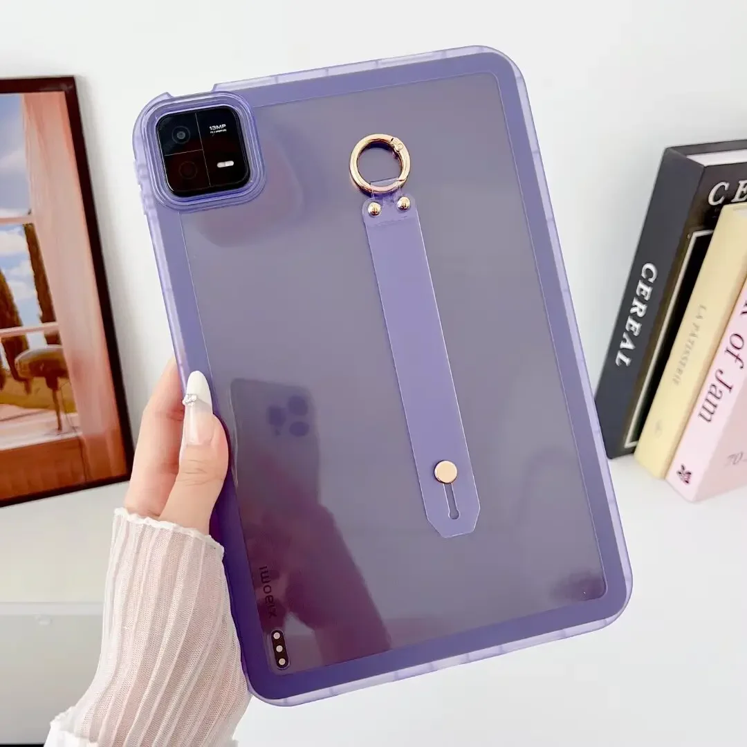 

Soft Case for Xiaomi Pad 7 Pro 11.2 inch 2024 Flexible Bumper Simplicity Tablet Cover for Xiaomi Pad 7 11.2" with Wrist Strap