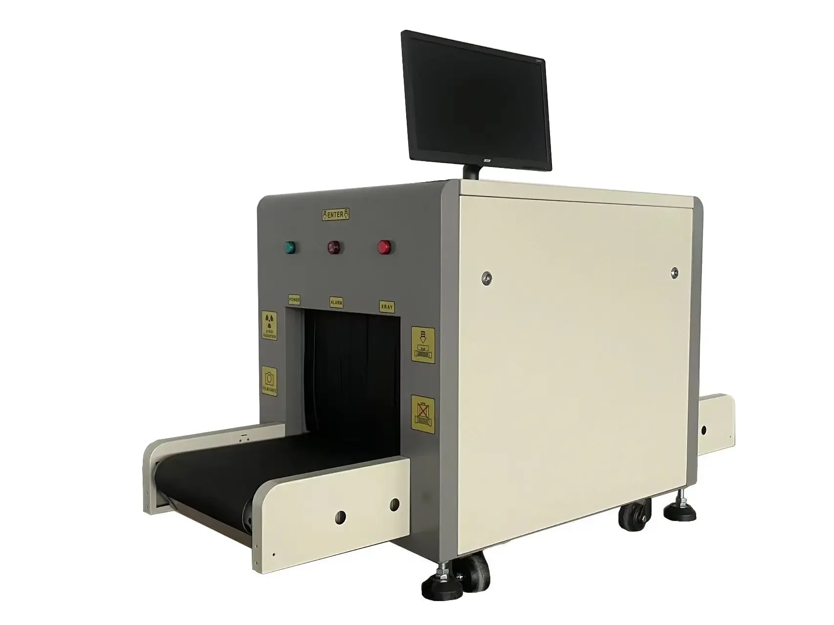 Metal Conveyor X-Ray Baggage Scanner Detector Screening Machine for Inspection Prohibited Items Checked Steel Material