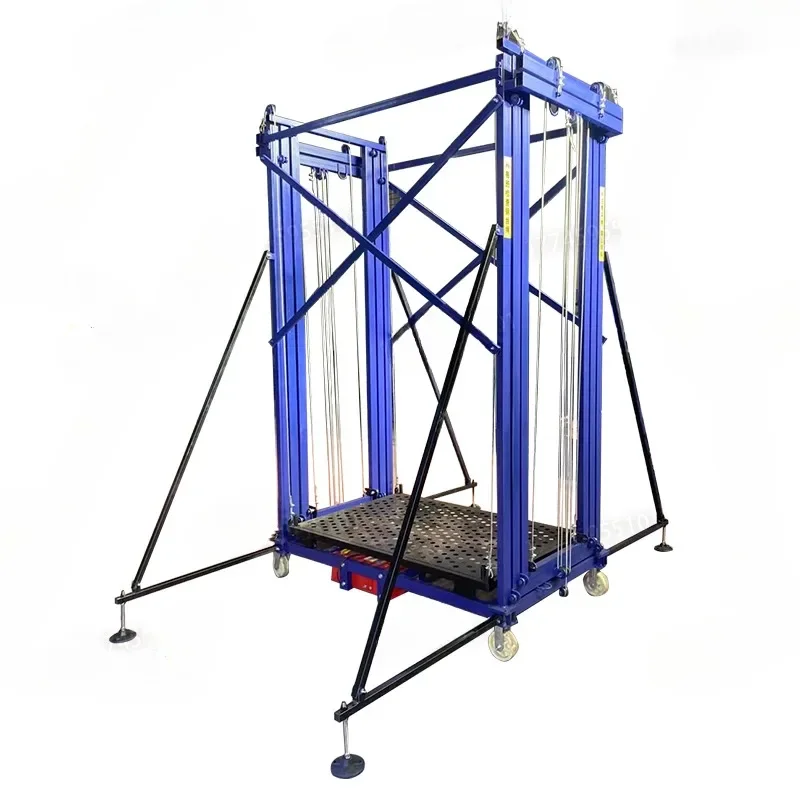 

New electric scaffolding mobile folding remote control fully automatic lifting platform indoor and outdoor decoration hoist