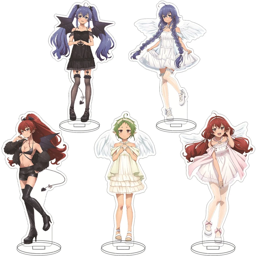 Figurine Anime 16CM Mushoku Tensei: Jobless Reincarnation Sylphiette Eris Greyrat ‌   Ornements en acrylique Roxy Migurdia Cos, cadeaux