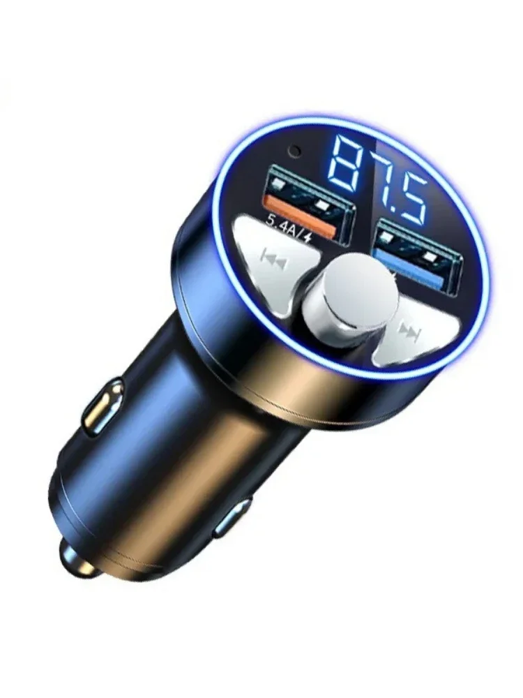Transmetteur FM Bluetooth pour voiture, entièrement en métal, chargeur rapide PD 30W, allume-cigare Laguna, version suprême, lecteur Bluetooth 5,4A
