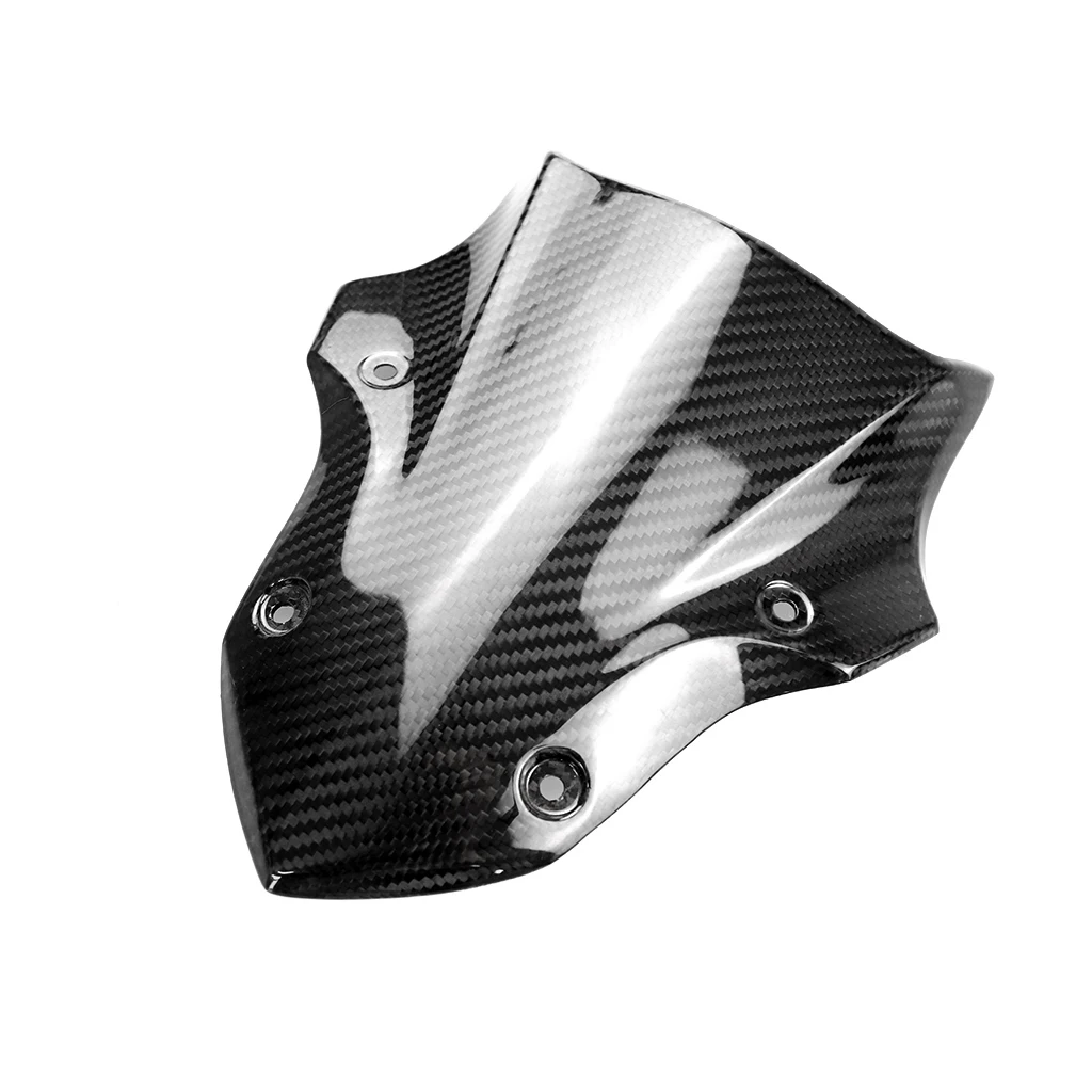 

Z900 Carbon Fiber Motorcycle Front Windshield Wind Plate Deflector Screen Shield for Kawasaki Z900 2017 2018 2019