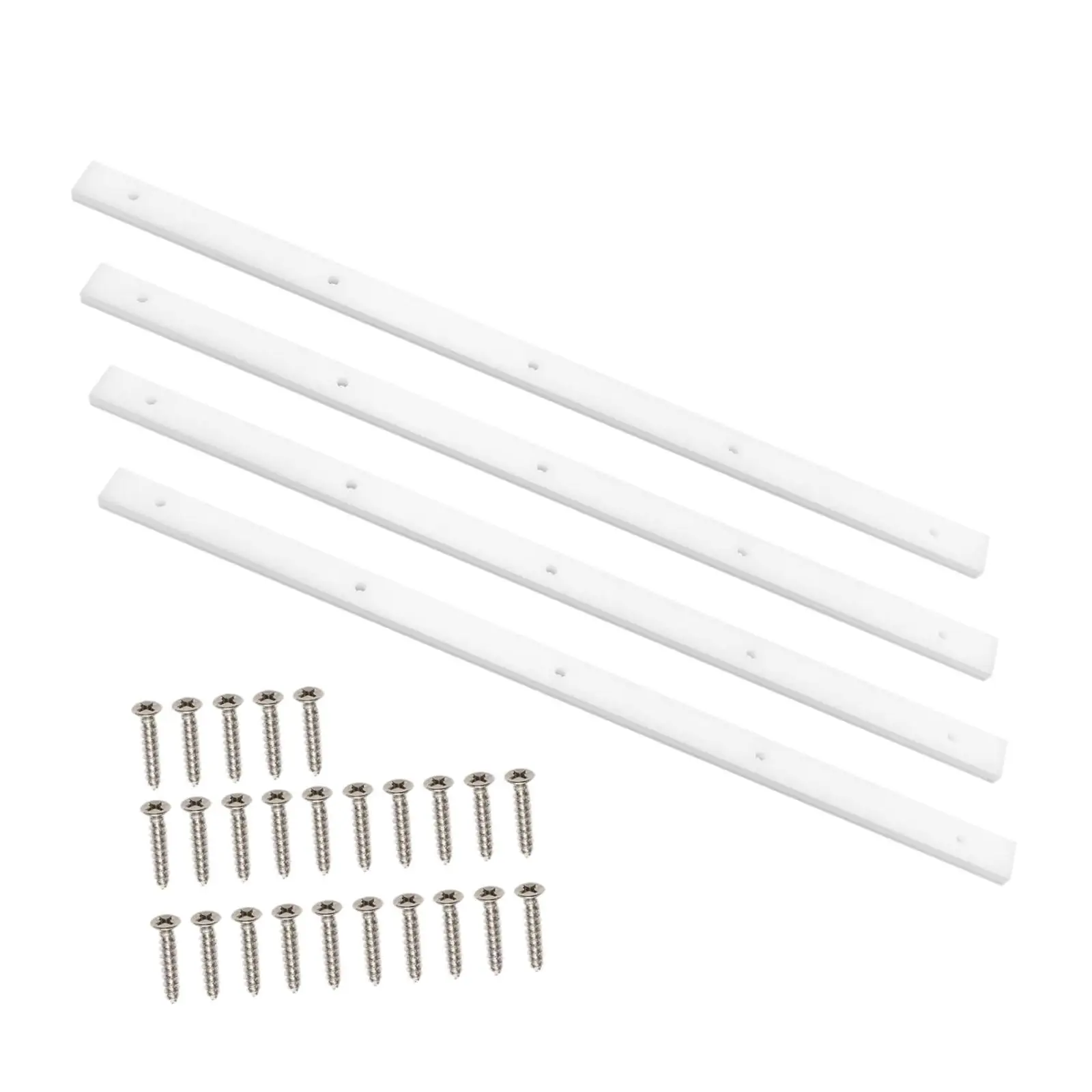 

4Pcs Table Saw Crosscut Sled Table Saw Runner 43 cm,Accessory,Replacement,Sliding Track Miter Bar for Taper Jig Metalworking