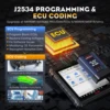 Autel MaxiCOM 울트라 라이트 진단 도구, OBD2 스캐너, 2.0 J2534 ECU 프로그래밍, 울트라 MS919 MS909 와 동일, 2 년 5