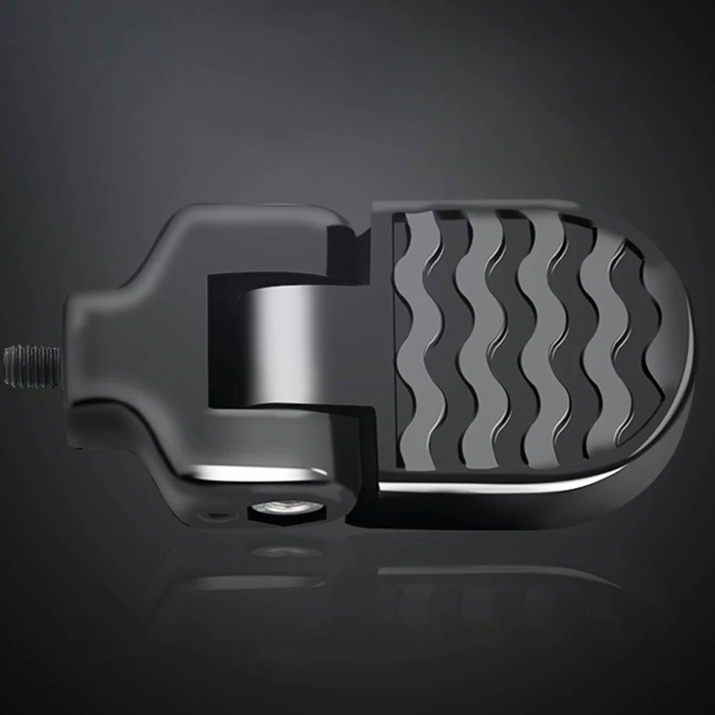 

1Pair Footrest for Bike Foldable Aluminum Alloy Rear Feet Pedal Sturdy Reliable Backseat Stand Compatible with Mountain and