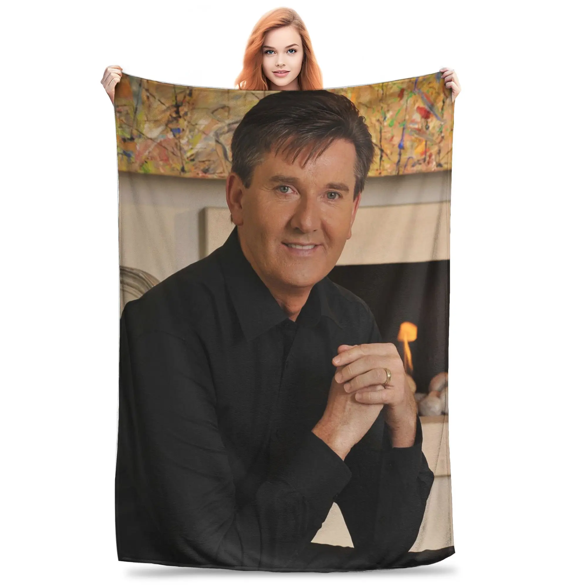 Flannel Throw Blanket Daniel O'Donnell Gold Collection Warm Plush Blankets Soft Bedspread for Bed Living room Home Picnic Couch