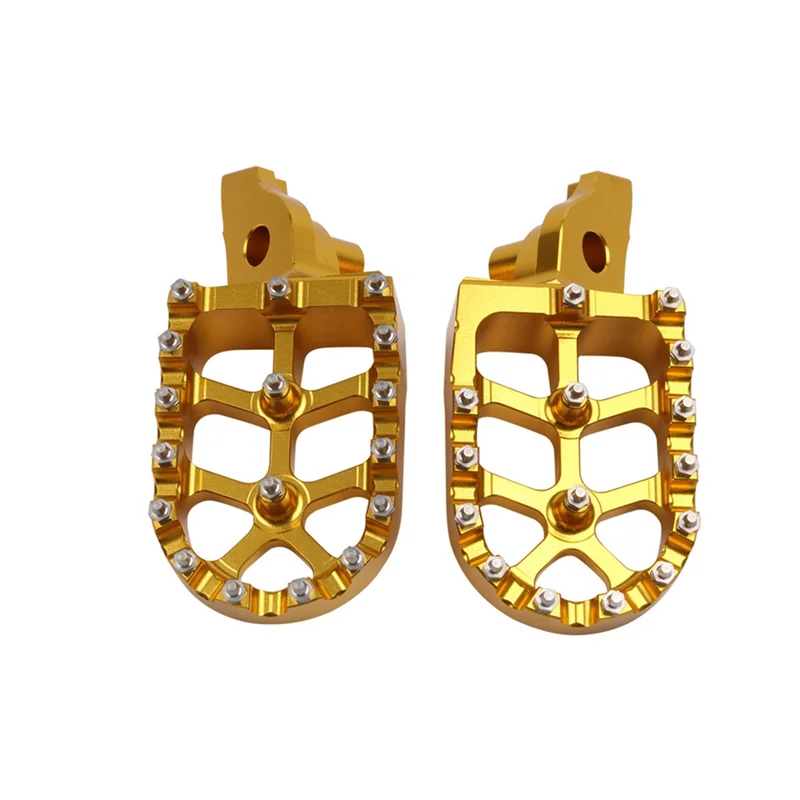 

1 Set Motorcycle Footrest Motorcycle Rests Peda For SUZUKI RMZ250 RMZ 250 2007-2009 RMZ450 RMZ 450 2005-2007 Gold
