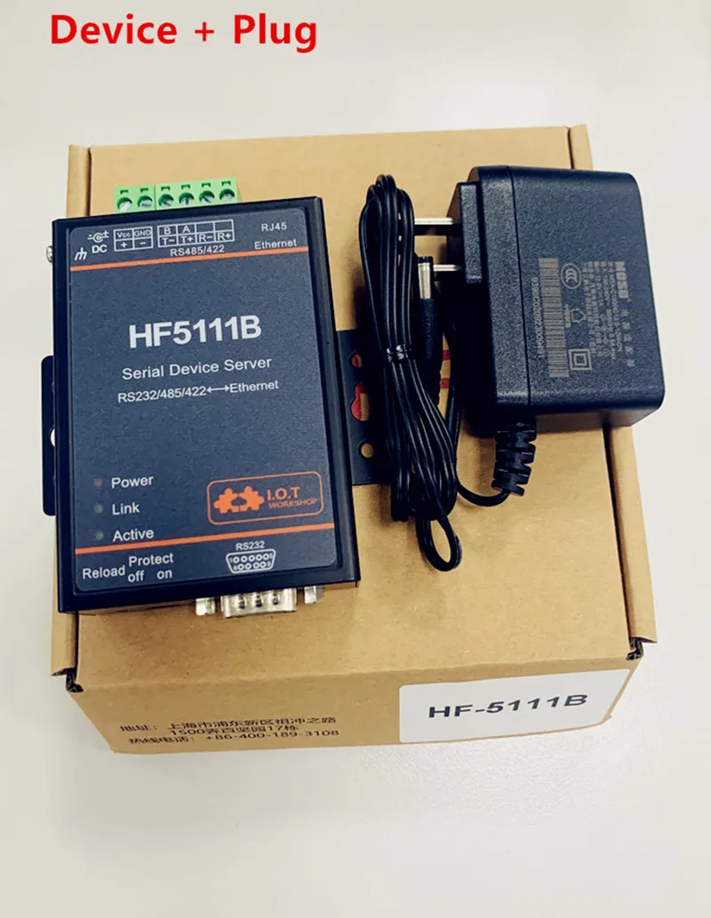 Hf5111b Device Server Rs232/rs485/rs422 To Ethernet Free Rtos Server