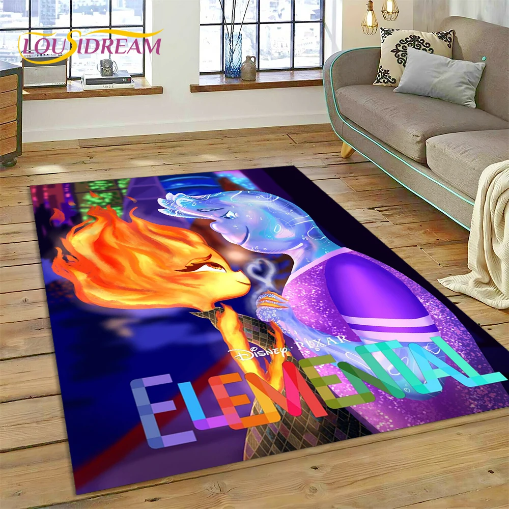 27 Style Elemental Cartoon Magic Carpet Rug for Bedroom Living Room Home Sofa Decoration,kids Game Large Decor Floor Mat Gift 3D