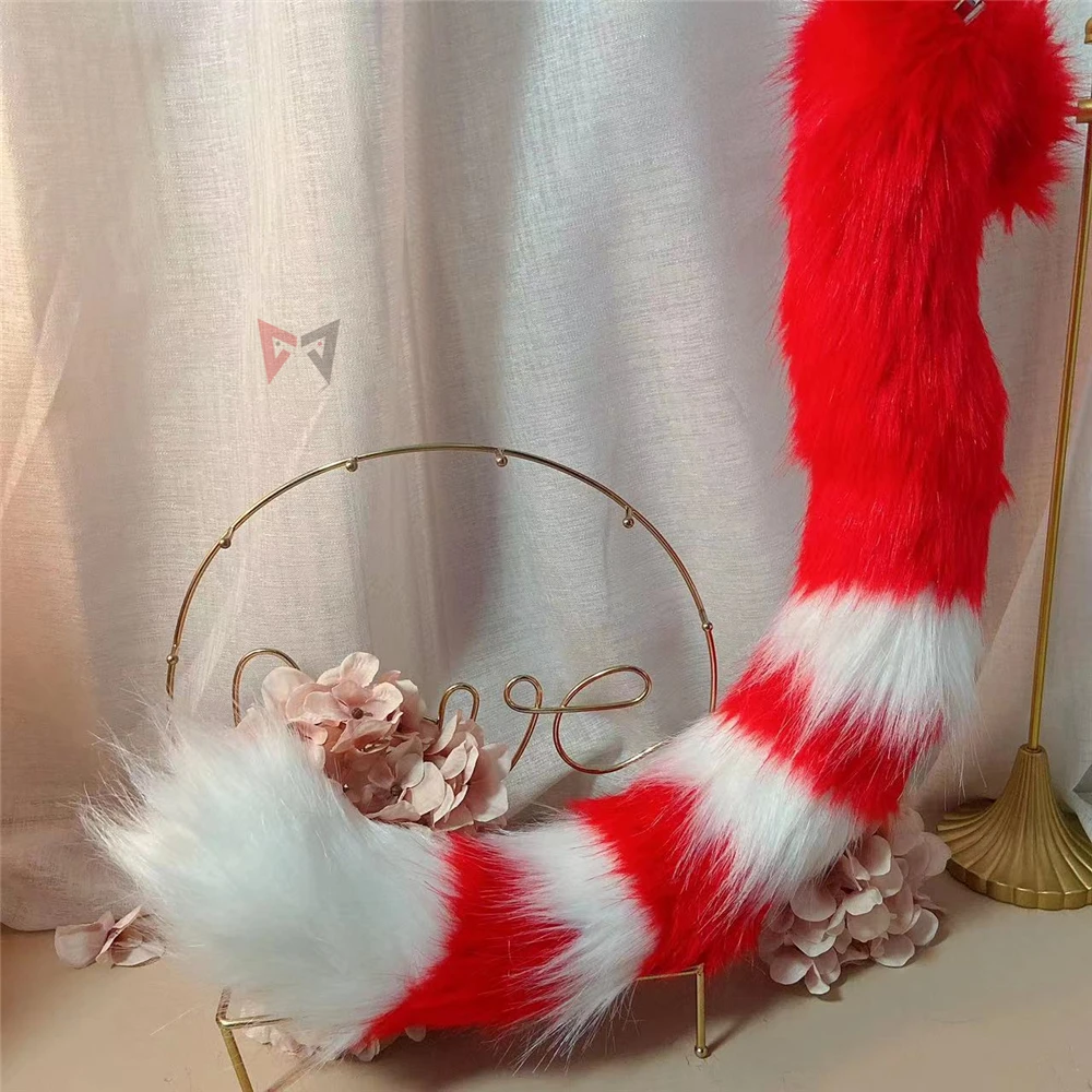 Mới Handmade Làm Việc Giáng Sinh Đỏ Tai Mèo Hairhoop Đuôi Bông Tai Vòng Cổ Cosplay Lolita Acessories Tóc Vòng Mũ Đợi Đầu Đa Năng