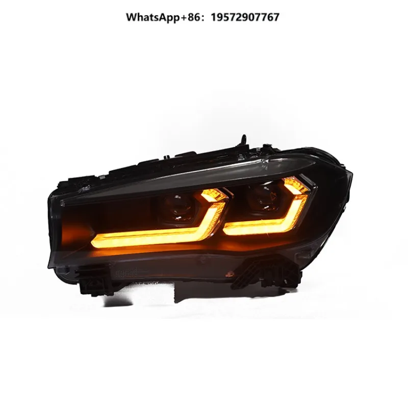 High 12V 6000K LED Head Lamp for X5 Series F15 F16 2014-2018 Plug+Play 100% Waterproof