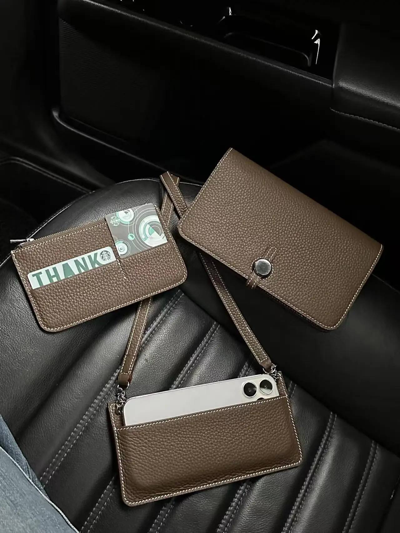 

Новый розовый Live2025 портативный многофункциональный кошелек для паспорта через плечо на одно плечо Ele маленькая сумка для мобильного телефона