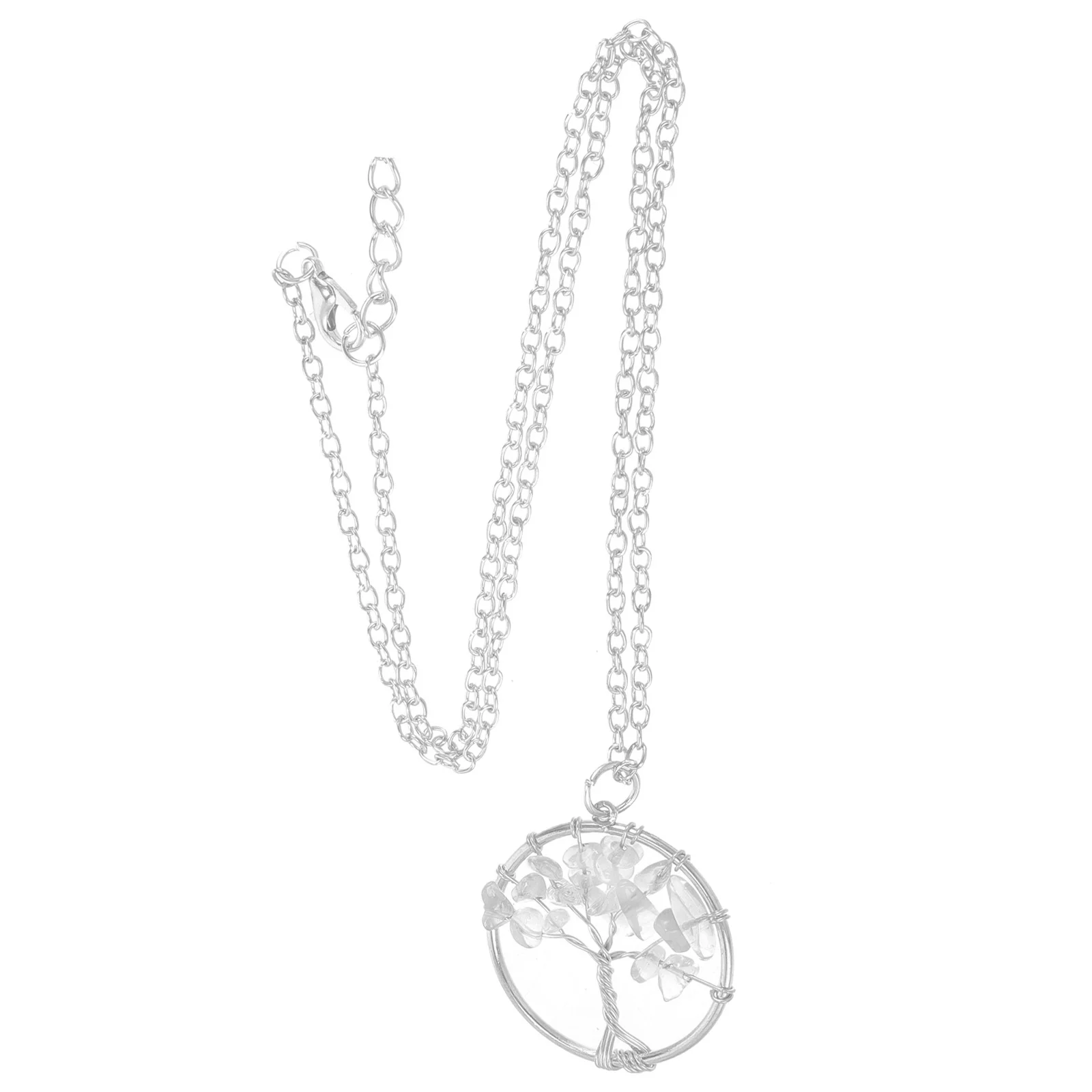 

Crystal Gravel Tree Pendant Car Hanging Ornament Rearview Mirror Hanging Decor Car Interior Decoration Rear View Mirror Pendant