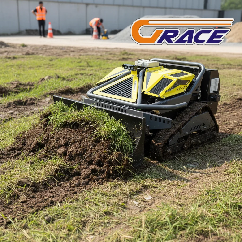 

Remote Control Lawn Mower Battery-Powered GPS Navigation Obstacle Avoidance for Large Farm Commercial Residential Yard