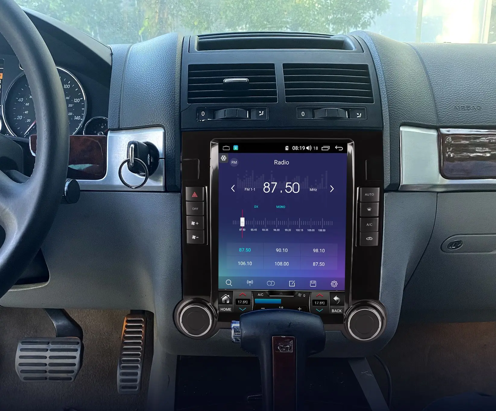 

Для VW Touareg 2002-2010 Carplay Автомобильный мультимедийный видеоплеер GPS-навигация Радио экран Android радио приемник