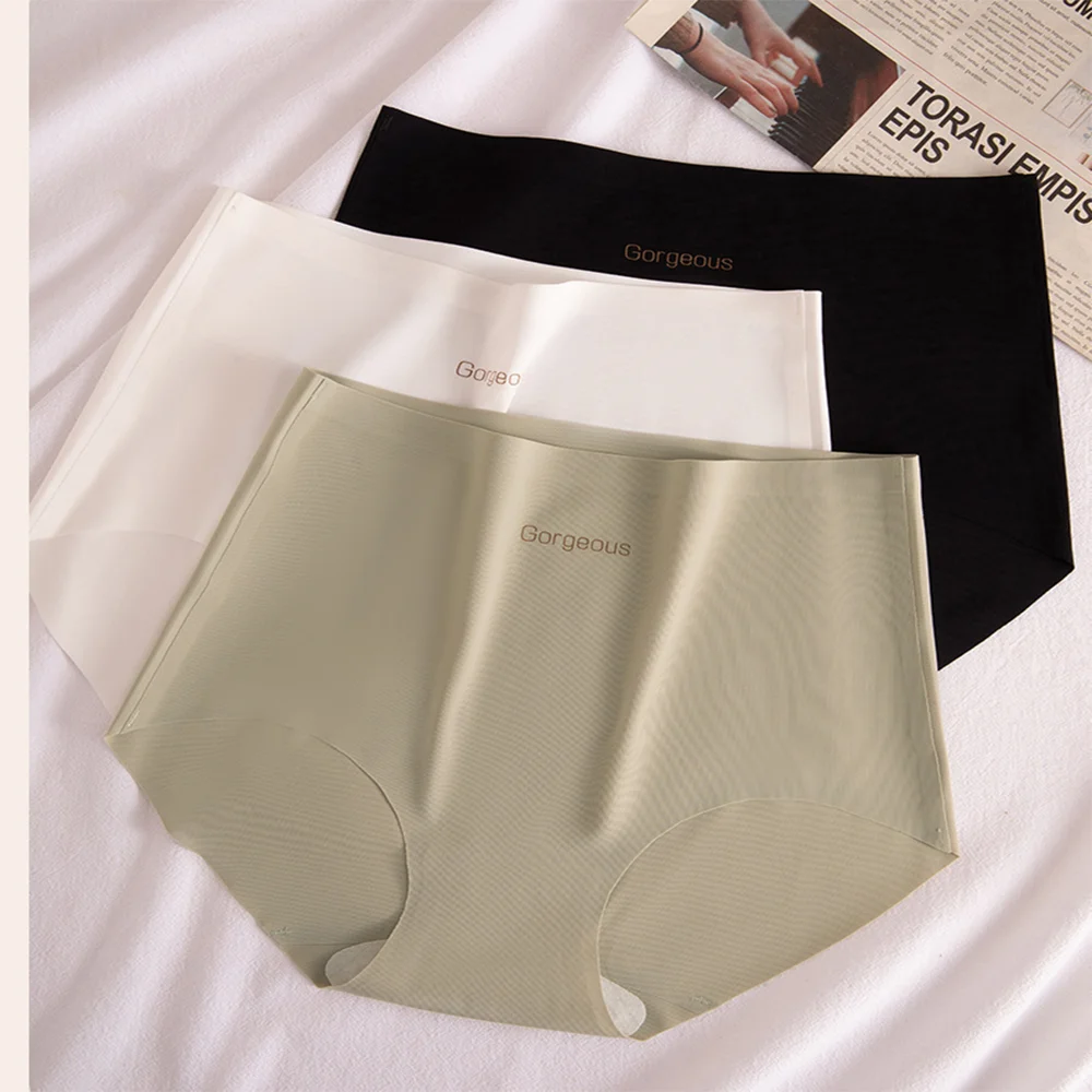 6 szt. Niewidoczne majtki damskie bezszwowe sportowe figi damskie ultracienka bielizna majtki z wysokim stanem wygodne majtki