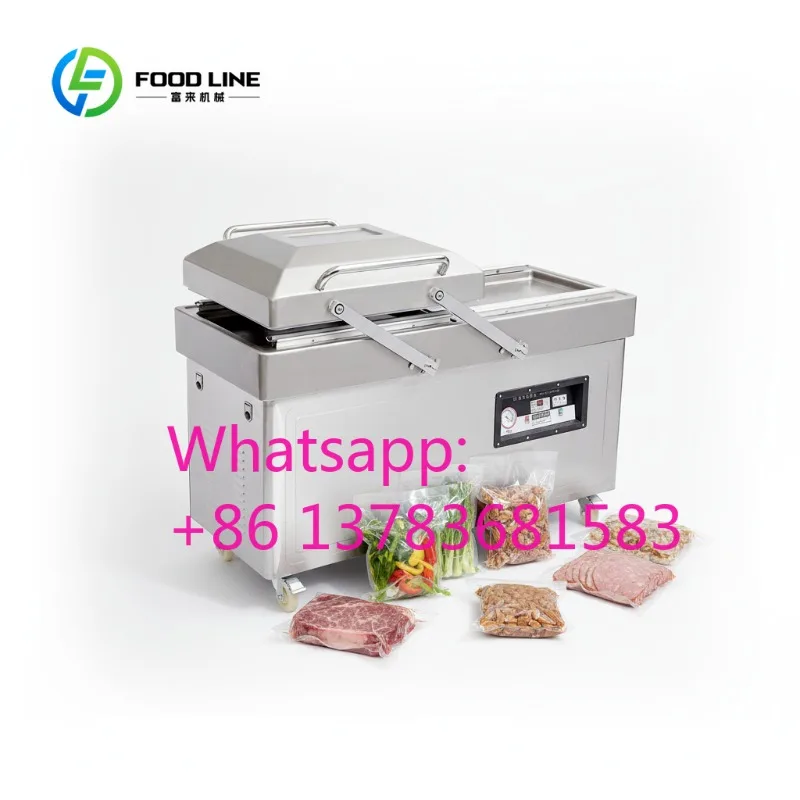 

Food Vacuum Machine Double Chamber Vacuum Sealer Packaging Manufacturers Vacuum Packing Machines Food Packager Customized