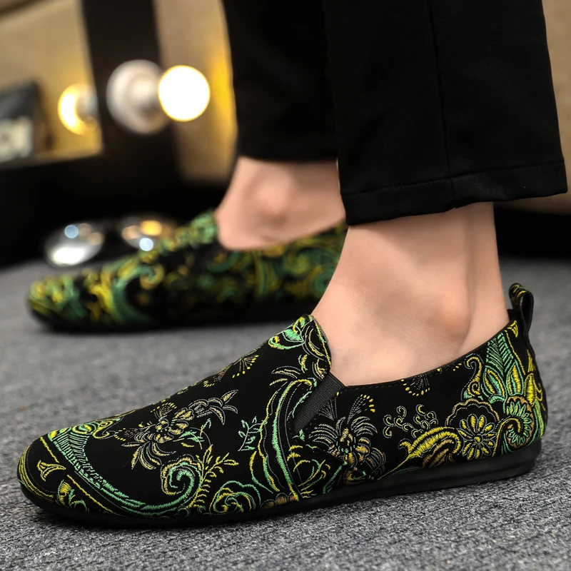 Flexible Walking Slip on Loafers Easy Slip on Style, Ventilated Upper Release Heat, Soft Insole Ease Soreness for Long Walks