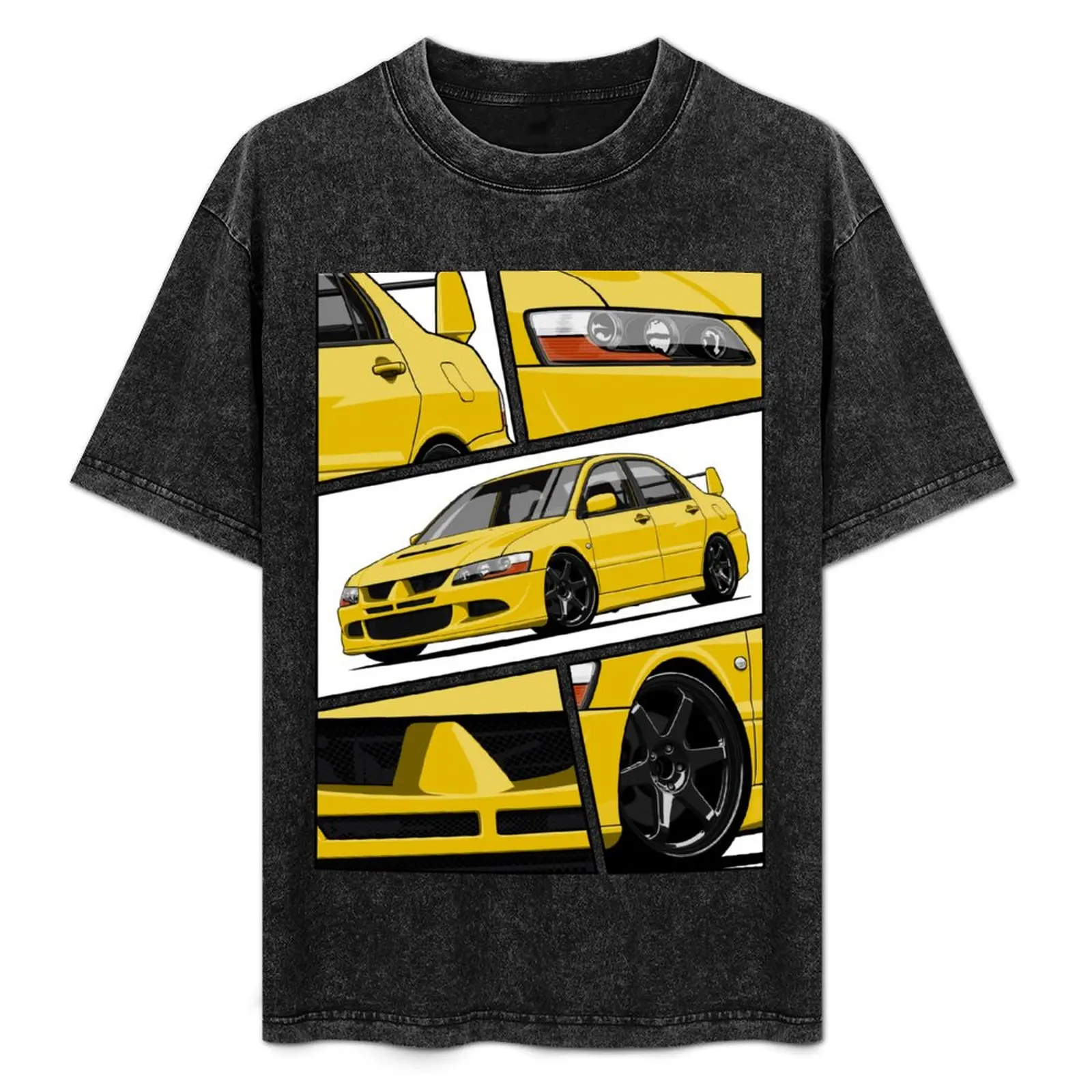 Lancer Evolution VIII (Yellow) T-Shirt quick-drying Clothing customs Luxury man mens graphic t-shirts big and tall