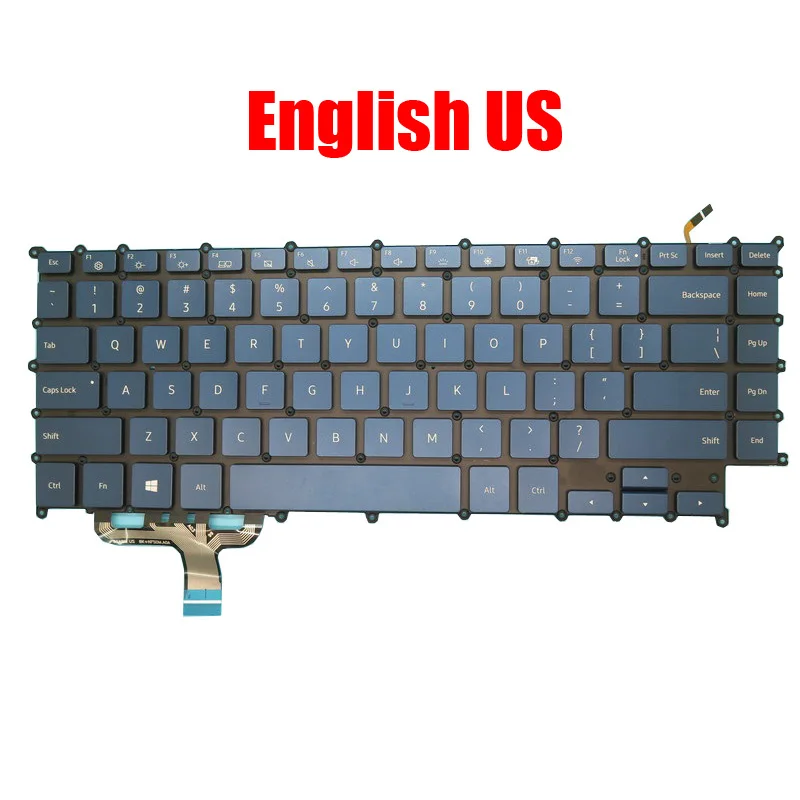 Laptop Keyboard For Samsung NP950SBE 950SBE English US Korea KR BA59-04358B BA59-04358A With Backlit New