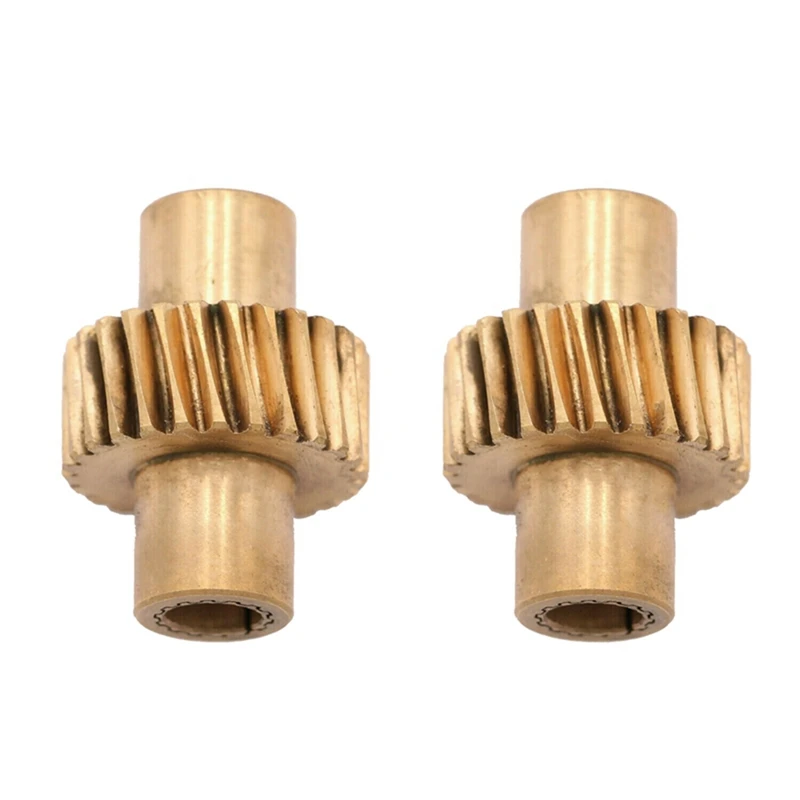 2 PCS Power Electric Seat Control Adjust Wheel Gear Gold Metal Car Accessories For Toyota Land Cruiser LC80 4500 AA-GER-018