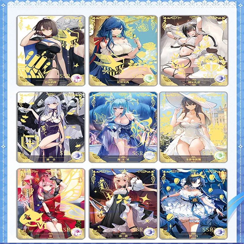 أحدث قصة آلهة أنيمي بطاقات UR SR HR شخصيات نادرة جامع الطبعة الداعم حزمة عرض مجموعة هدايا لمحبي #3