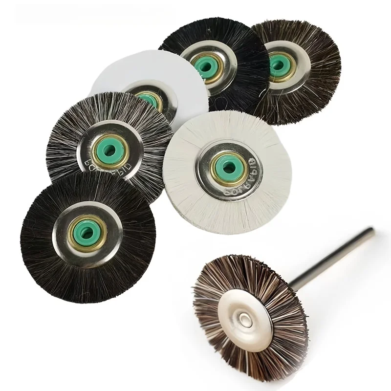 

1Pcs Dental Polishing Wheels, Horsehair Brushes, Jade and Carved Nut Polishing Tools, Dental Laboratory Cleaning Supplies