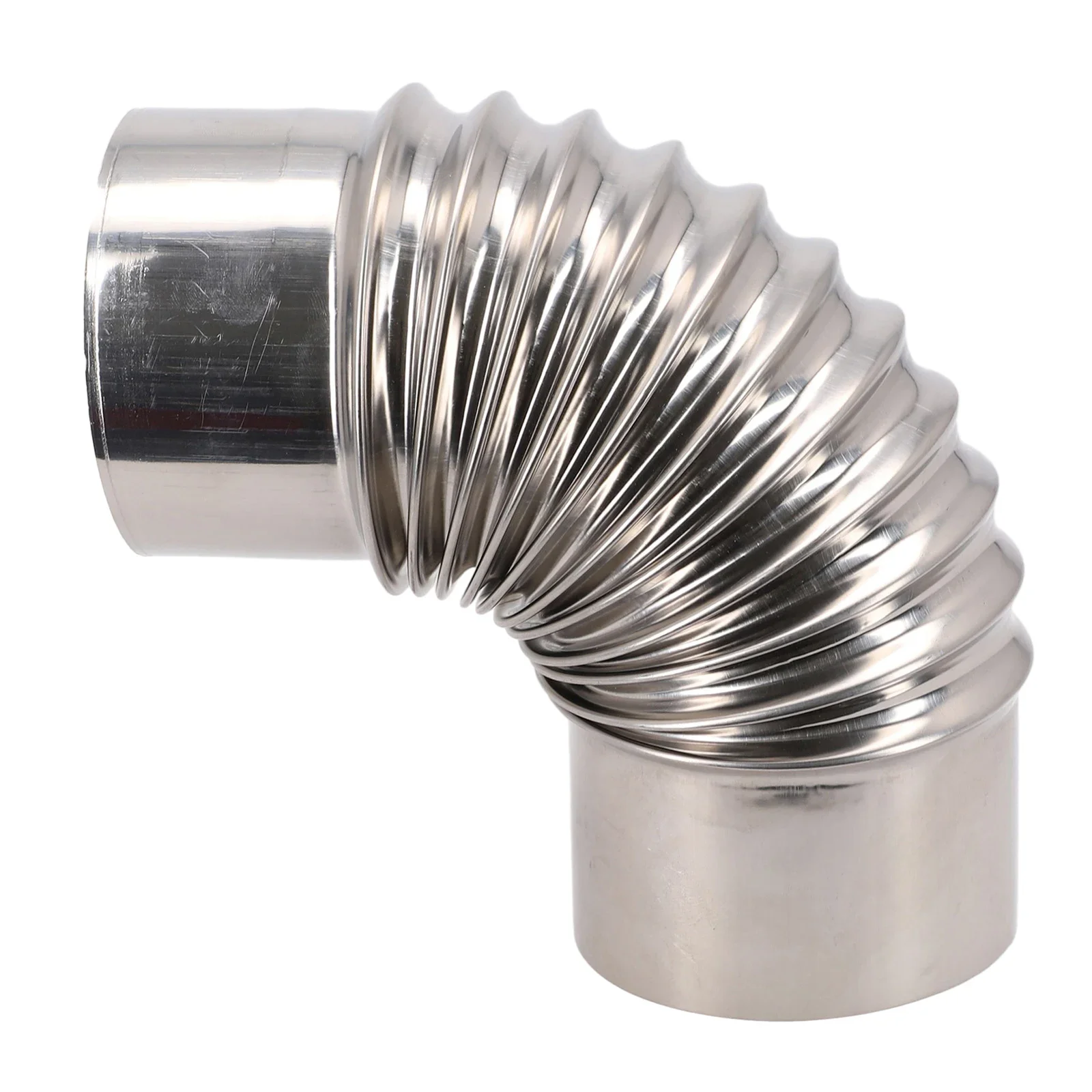 Stove Flue Flue Pipe Elbow 50-100mm Rain Cap Pipes Chimney Liner Flue Gas Heater Stove Fireplaces Ventylations Exhaust Pipe