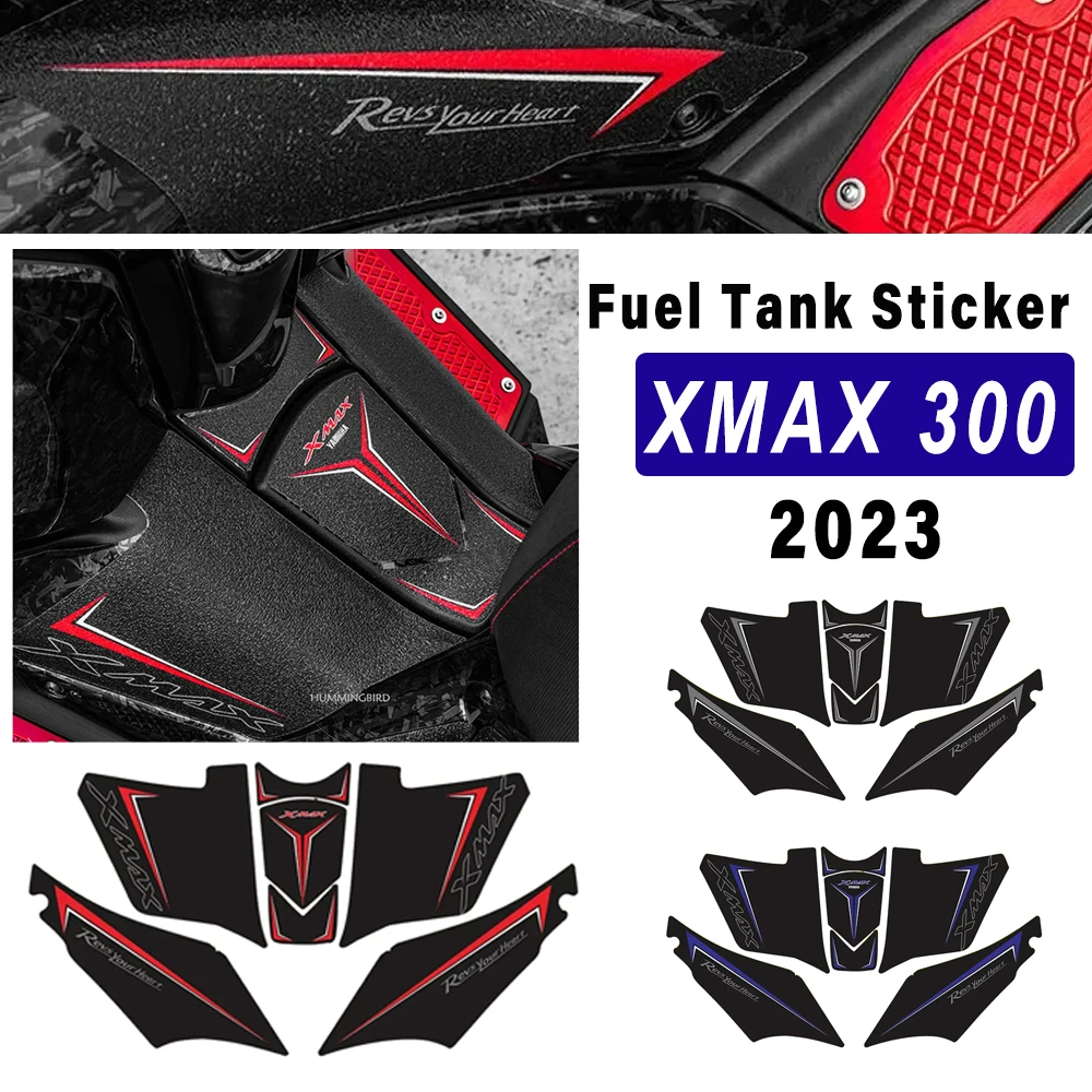 

XMAX300 2023 Accessories Motorcycle Fuel Tank Sticker for Yamaha Frosted Non-Slip Stickers Paint Protection X-MAX300 XMAX 300