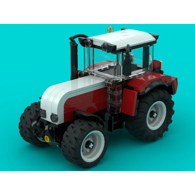 

MOC-256353 Urban Farm Agricultural Tractor Building Block Model MOC Creative Boys Children Birthday Christmas Toy Gift