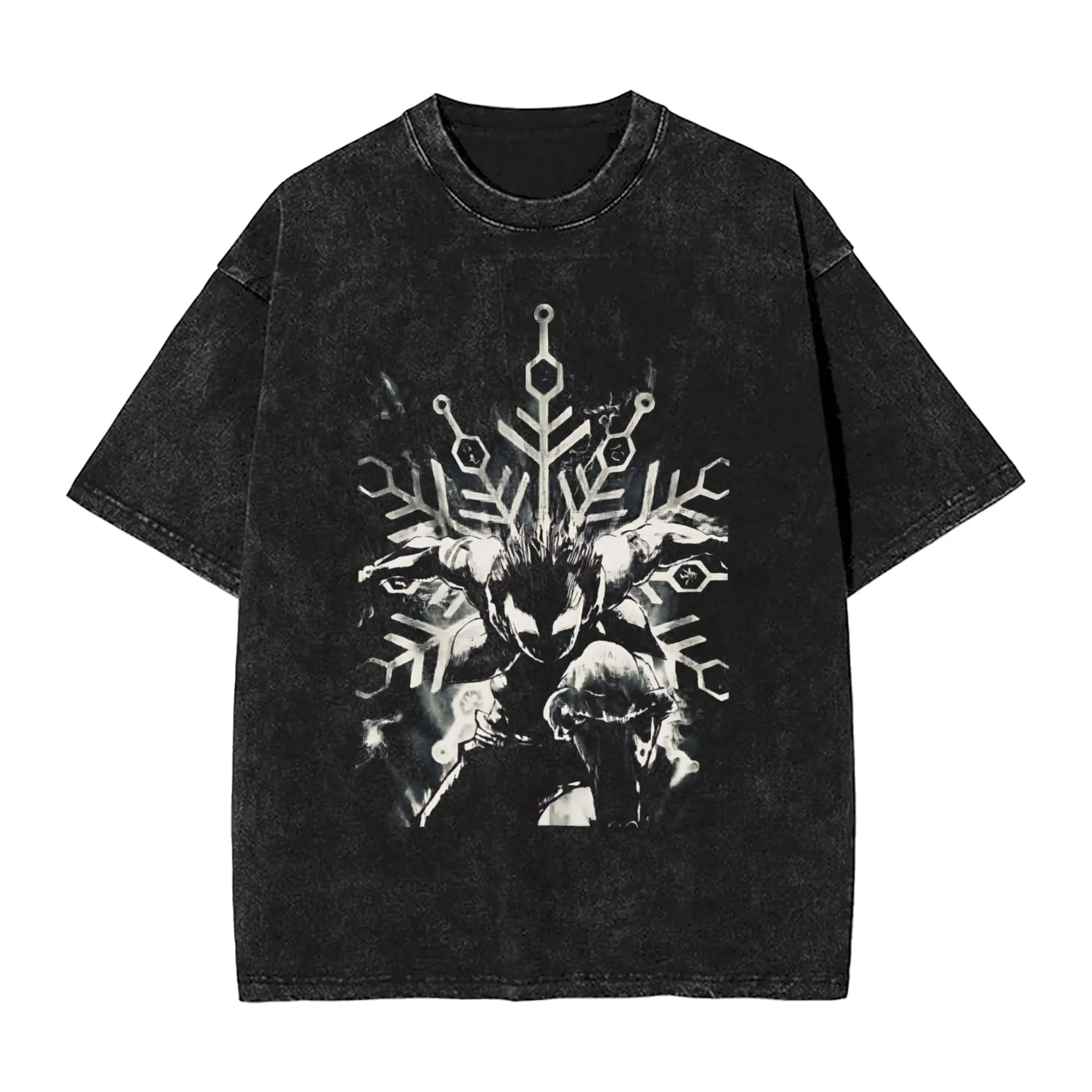 

Retro D-Demons Slayers Tshirt Men Streetwear Tees Top Cotton T Shirt Short Sleeve Anime Manga T-shirt Gift Idea Clothing