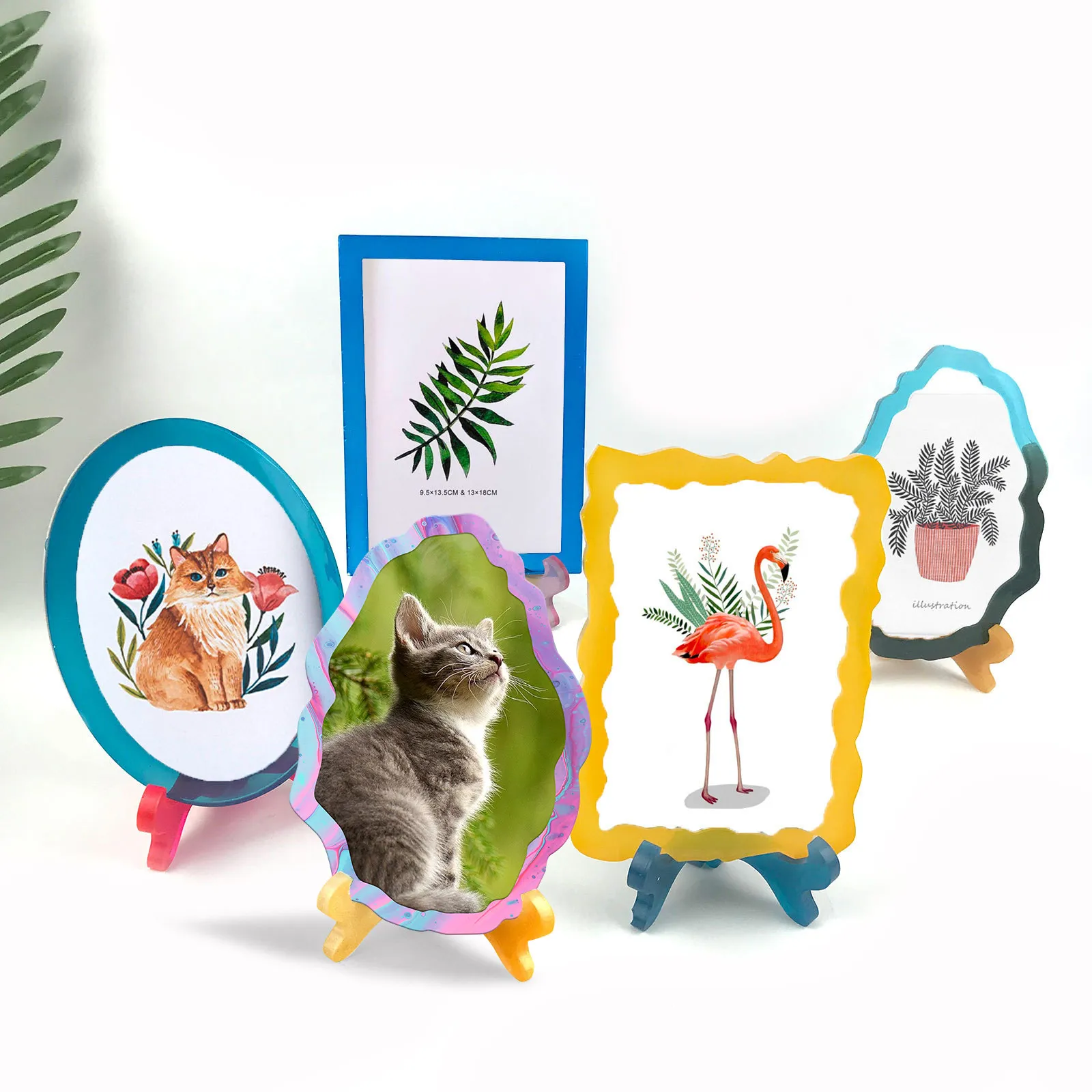 

Набор силиконовых форм для фоторамок: гибкие, износостойкие, антипригарные формы для эпоксидной смолы, для творчества и изготовления фоторамок