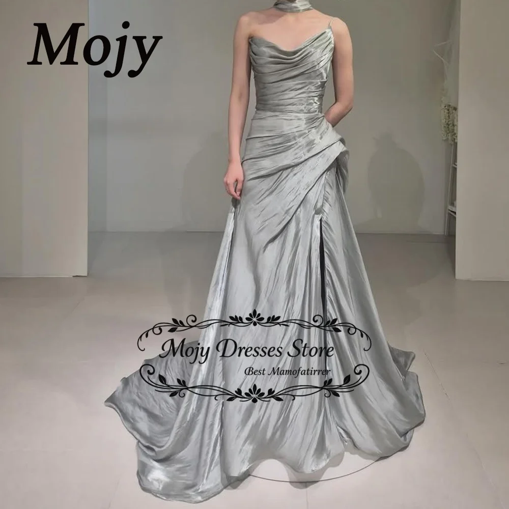 

Mojy 2026 A-line Korea Bridal Corpet Dresses One Shoulder Strapless Prom Gown Evening Party Dresses Customized