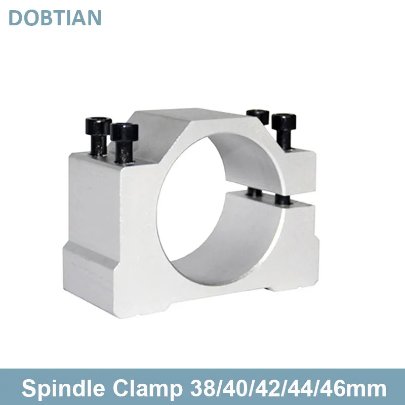 CNC Spindle Motor fixture 38mm,40mm,42mm,44mm,46mm Spindle Clamping bracekt Aluminium fixture ,Wood Working Clamps