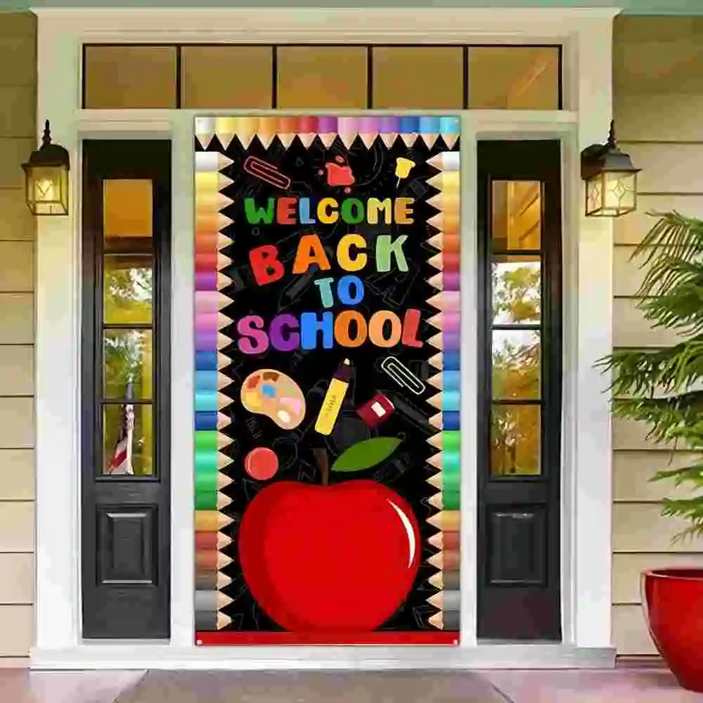 Back to School Decorations - Vibrant Welcome Back Banner for Classroom, Teacher, Office, Home Decoration for First Day of School