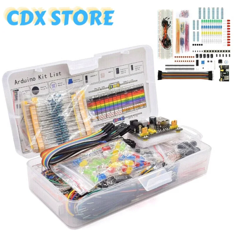 The 830-well breadboard Kit MB-102 is suitable for the UNO R3 component Pack Starter Starter Kit