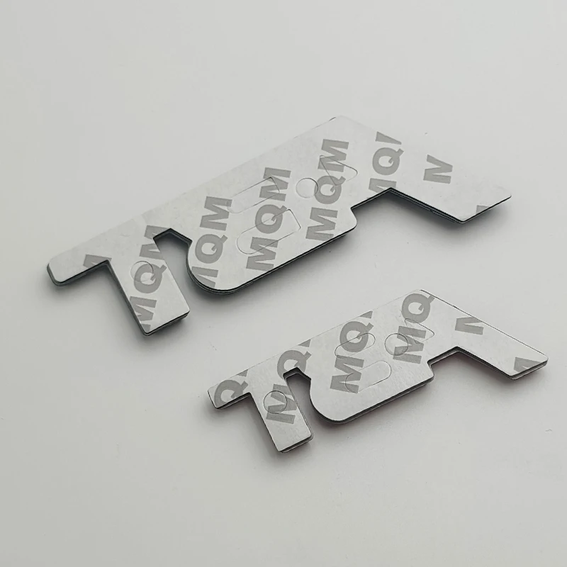3d Metal ABT Logo Letters Car Front Emblem Badge For A5 A7 A1 SQ5 TT RS6 RS3 Q7 Q5 Q8 A3 7 ABT Sticker Accessories