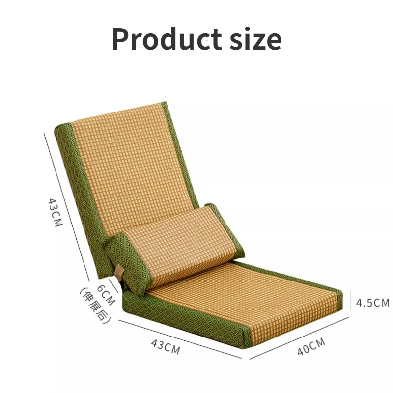 Tatami Seats No Legs with Backrest Class Foldable Floor Chair Small Single Sofa Chair Living Room Furniture дизайнерская мебель