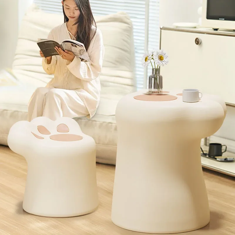 Cute Luxury Coffee Table Minimalist Round Bedside Table Japanese Coffee Table Modern Designermesas Bajas Lounge Suite Furniture