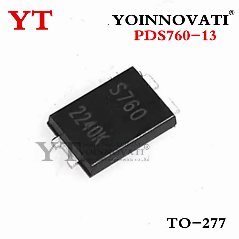 10pcs/Lot PDS760-13 S760 TO-277 IC